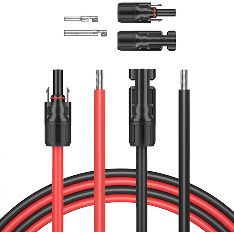 5 фут 10AWG (6мм2) сими панели офтобӣ