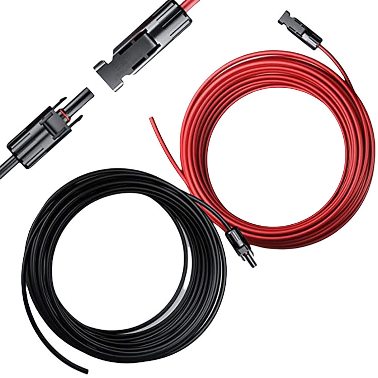 Auto Vehicle Off-Grid офтобӣ Setup 12AWG пайвасткунаки сим