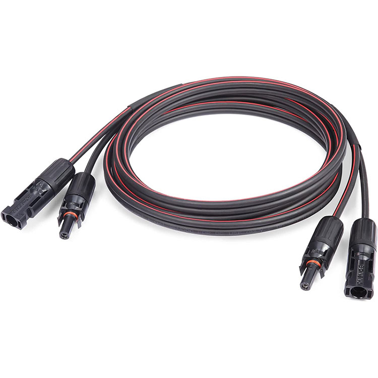 Кабели офтобии 30 фут 2x10 AWG сими дугонаи офтобӣ