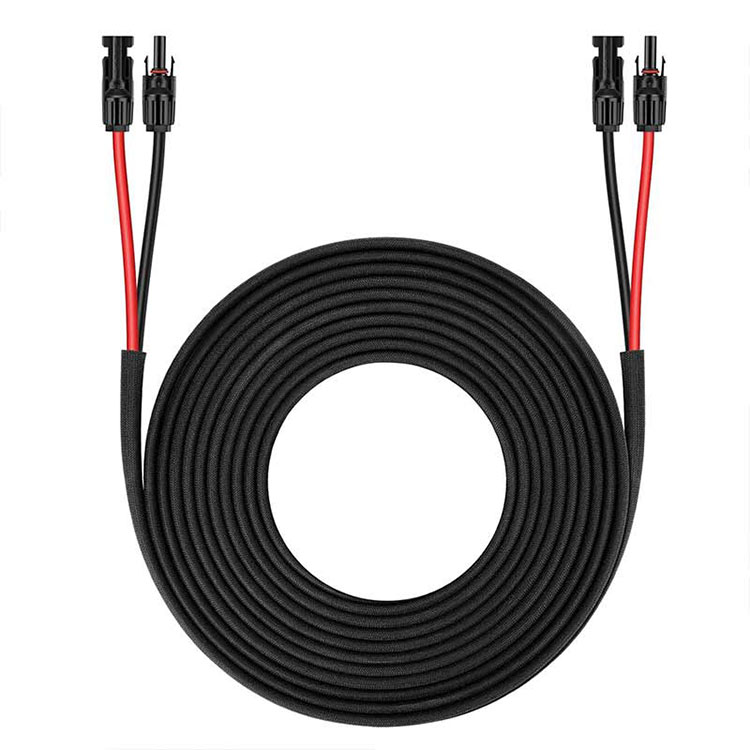Кабели тамдиди панели офтобӣ-25FT 10AWG(6мм2) сими дугоник панели офтобӣ
